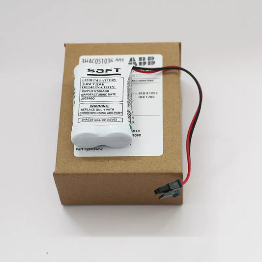 1 PC ABB IRB120 robot battery 3HAC051036-001 3.6V 7.2Ah robot hand battery /db