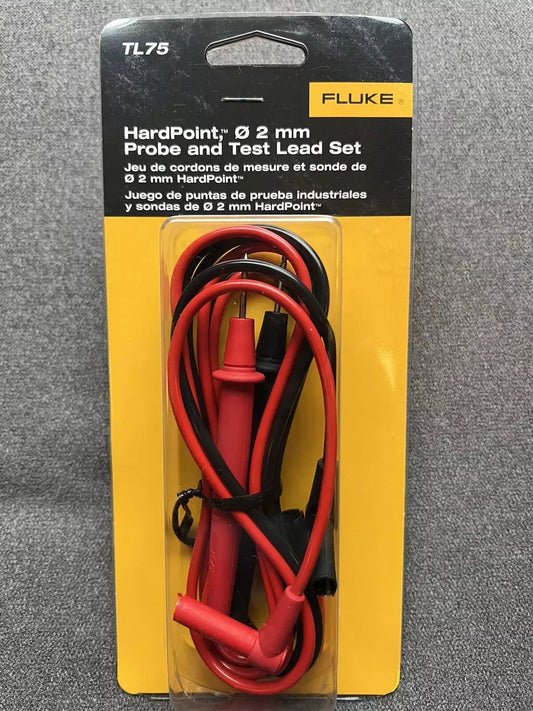 1 PC Genuine Fluke TL75 Hard Point 2mm Probe & Test Lead